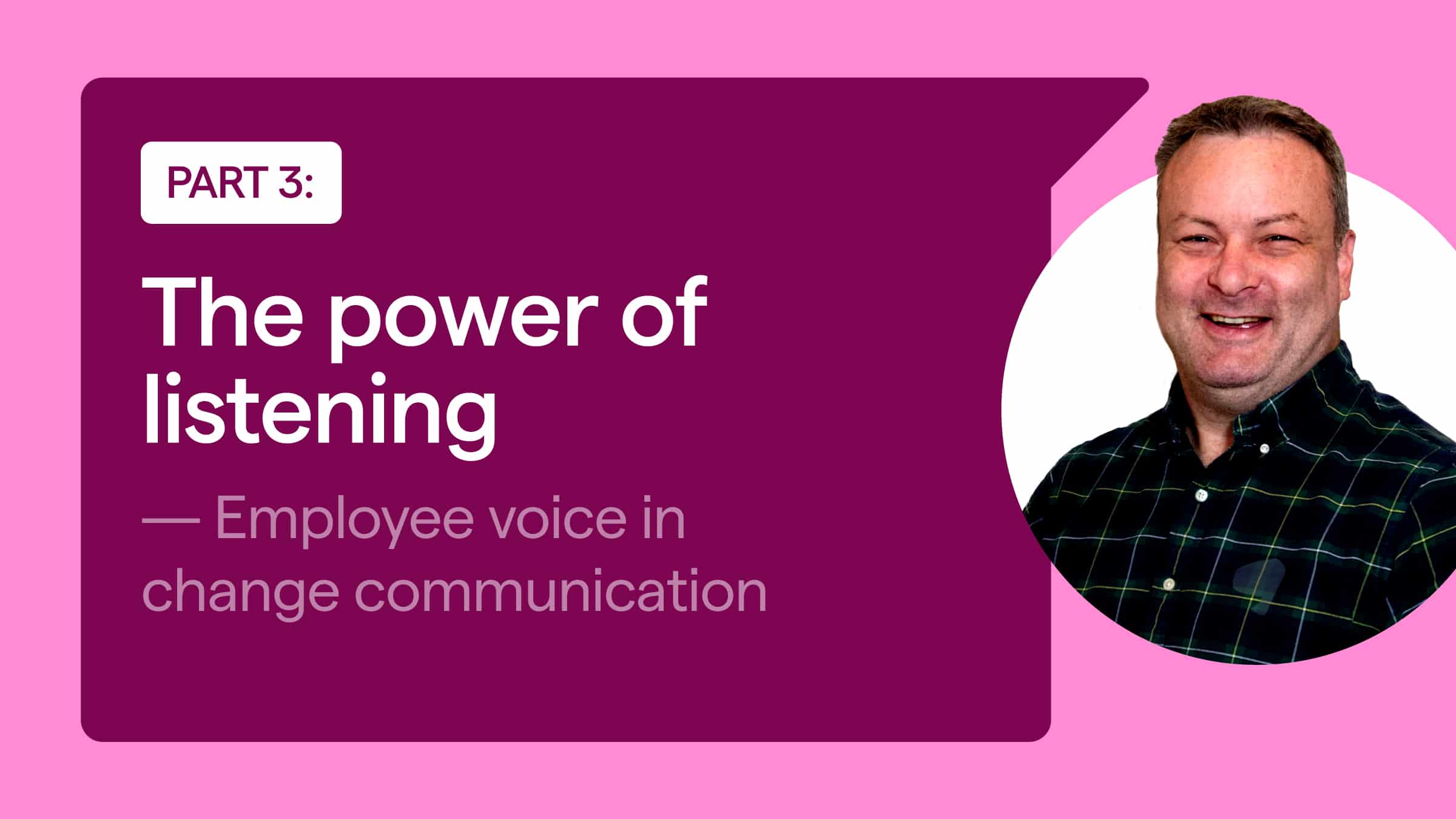 The importance of employee voice in change communication